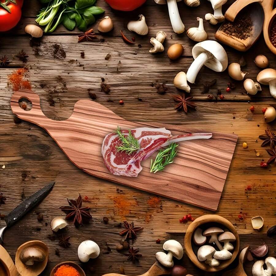 1pair (2pcs) Large Heart Shaped Handle Cutting Board Template Set, For