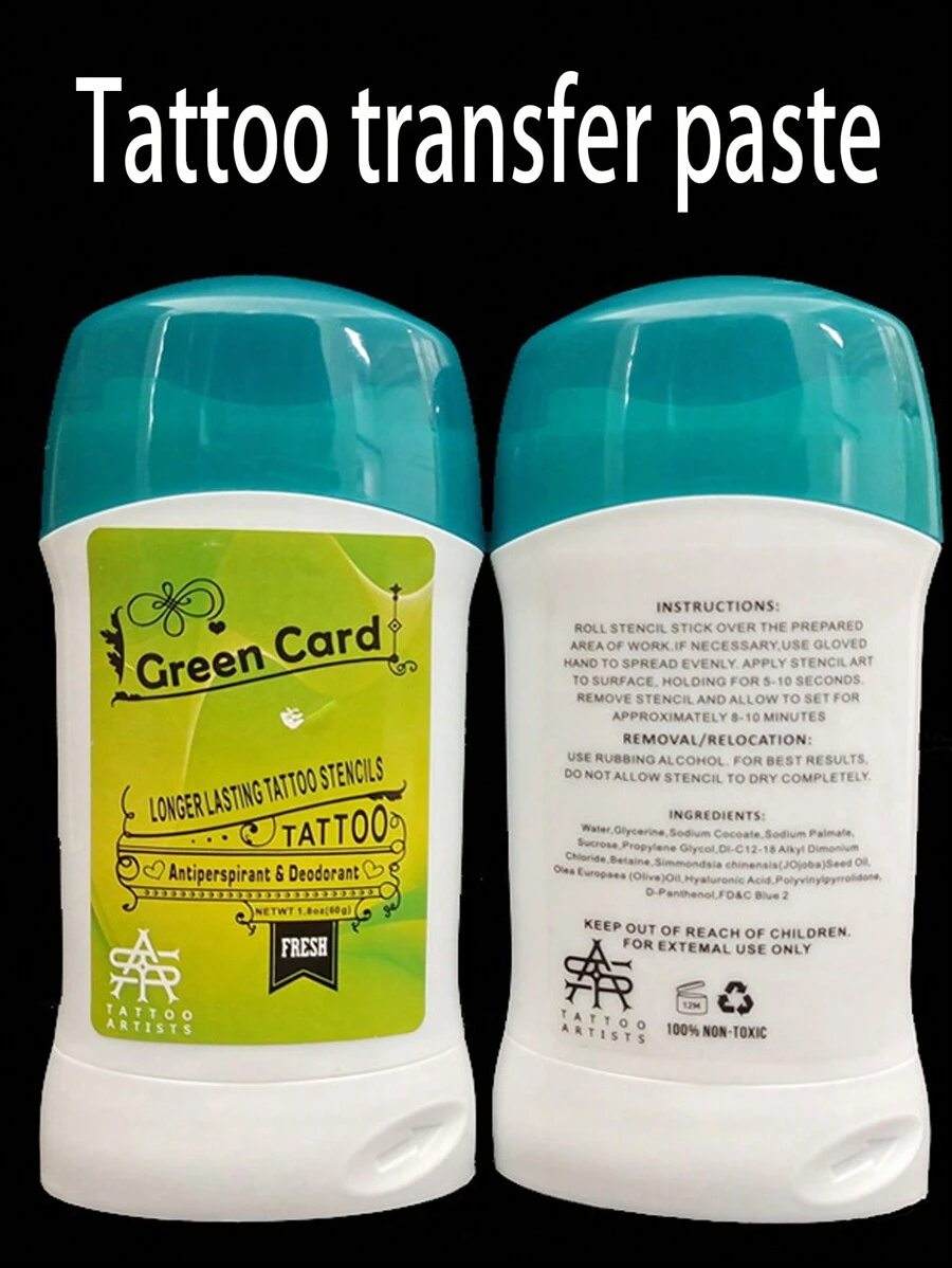 1 buc gel de transfer pentru tatuaje pentru a ajuta la transferul modelelor cu hârtie de transfer