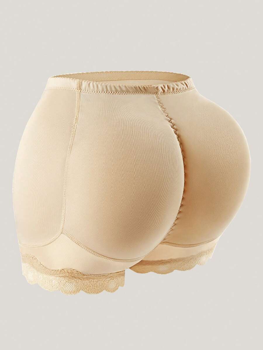 Pantalón corto moldeador con control de abdomen y elevación de glúteos, con acolchado desmontable de esponja