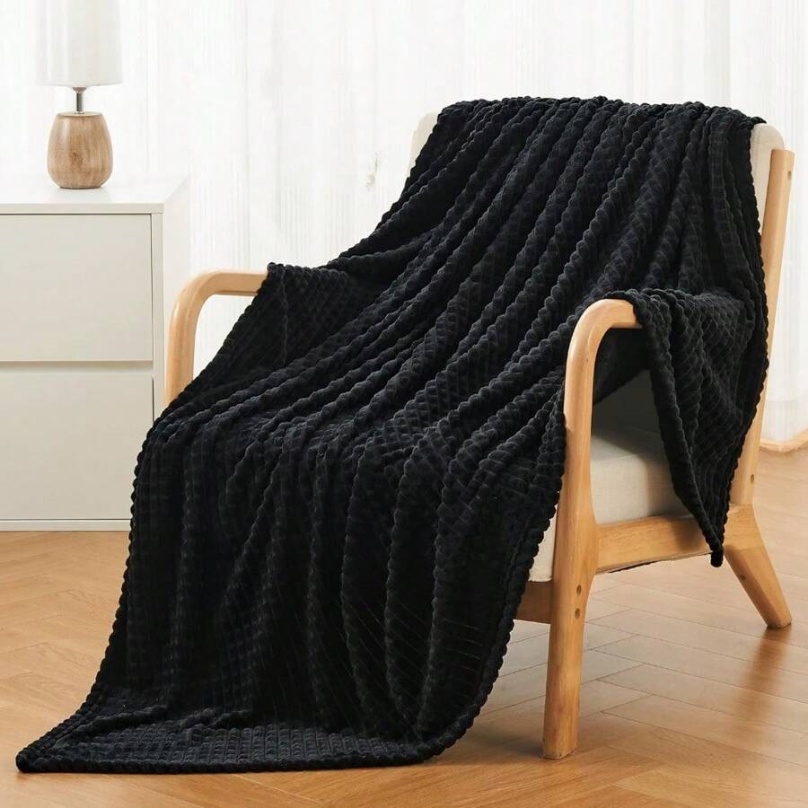 Soft Fleece Throw Blankets Twin Size For Couch - Super Cozy Warm Flannel Decorative Blankets, Lightweight Plush Twin Blanket For Bed Sofa