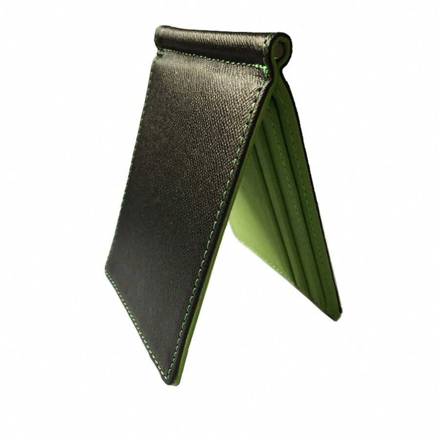 Billetera de hombre con sujetador de billetes, portacartillas multifuncional con clip de dólar americano, con gran capacidad de tarjetas, estilo informal de negocios, regalo de cumpleaños, regalo de graduación, regalo del Día del Padre
