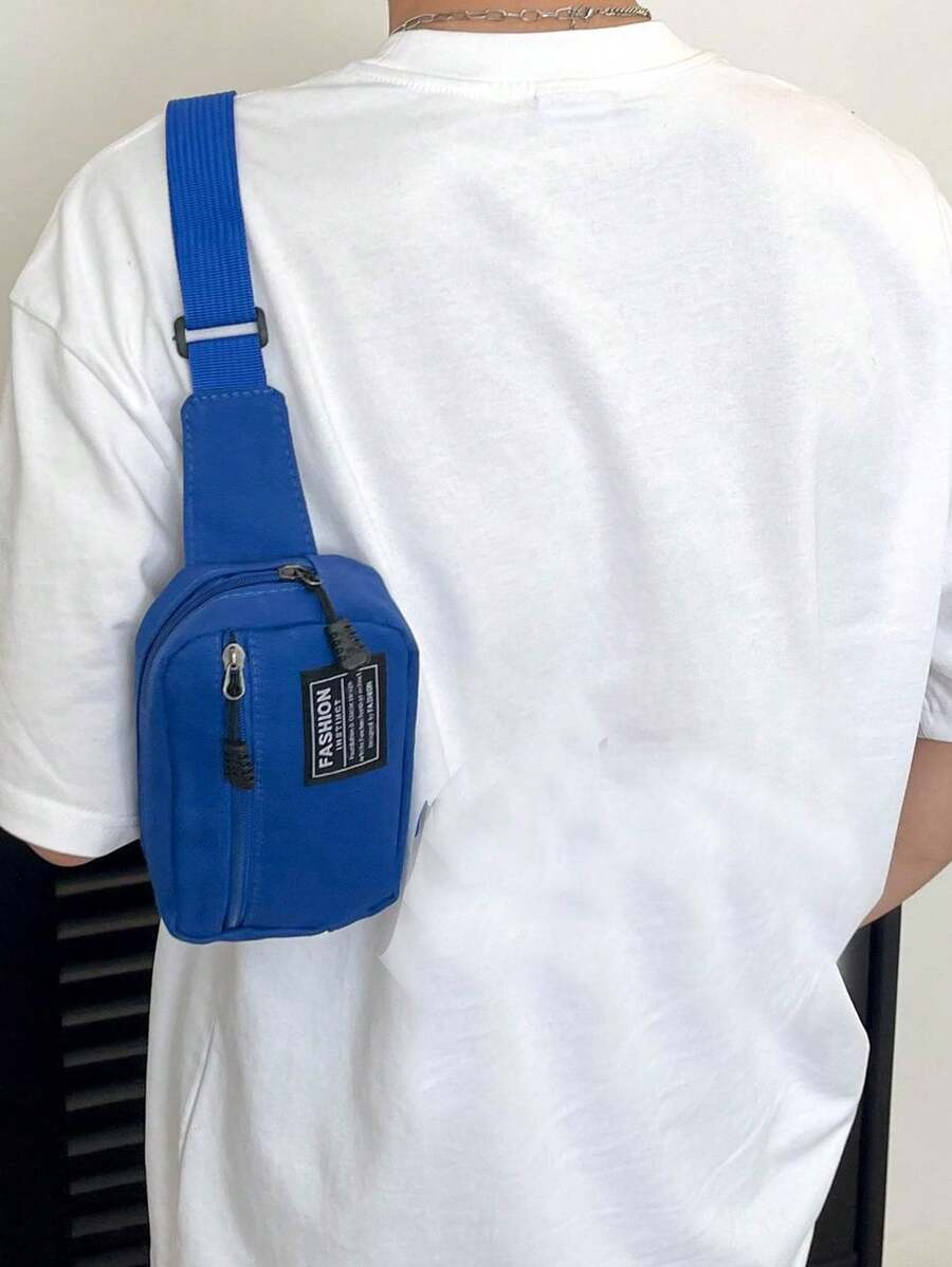 Solid Color Canvas Versatile Mini Sports Style Chest Bag Fanny Pack Crossbody Sling Shoulder Waist Holiday Gym Bicycle Stuff School Summer Office Supplies Lightweight Polyester Business Casual Large Capacity Multi-Functional Portable Casual Gifts Goyard Vacation Funny Gifts Chest Bag Side Bags Satchel Bag Leather Bag Hobo Bag Travel Essentials Back To School Bag Pack Belt Bag Waist Bag Spring School Supplies