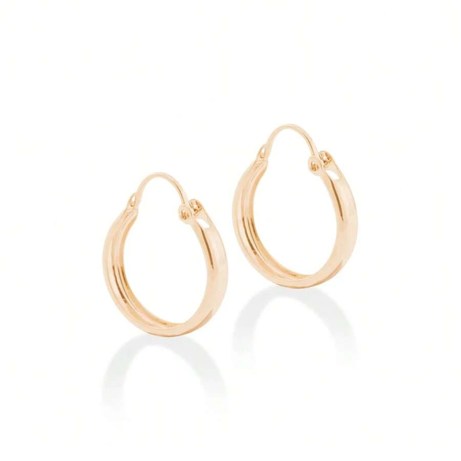 Brinco argola folheado a ouro; 520402 Rommanel
