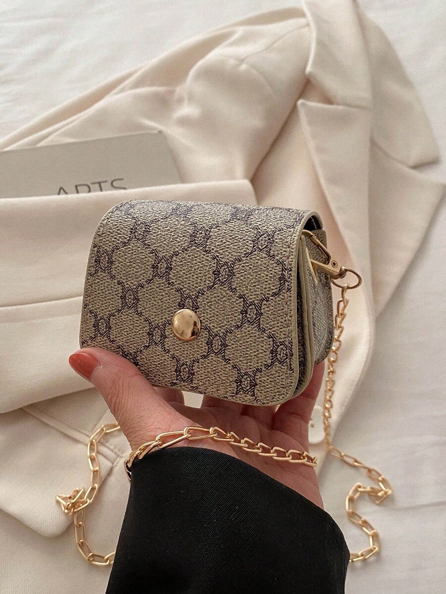 Versatile Minimalist Design, Solid Color Mini Women's Cross-Body Bag, Flap, Small Medium New Fashion Shoulder Bag