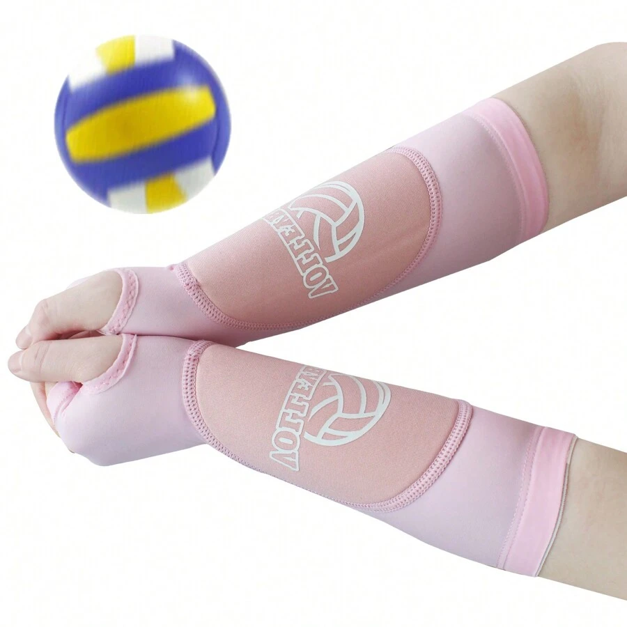 1 Paire De Manchettes De Bras De Volleyball De Taille Femmes (volleyball Non Inclus)