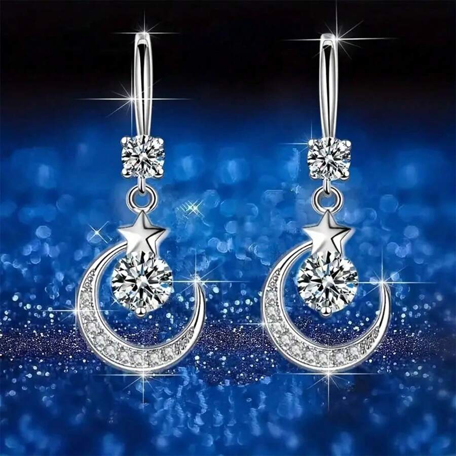 1 Par Brincos Fashion Criativos Estilo Bohemian Com Design Lindo E Único, Adequados Para Uso Diário De Mulheres