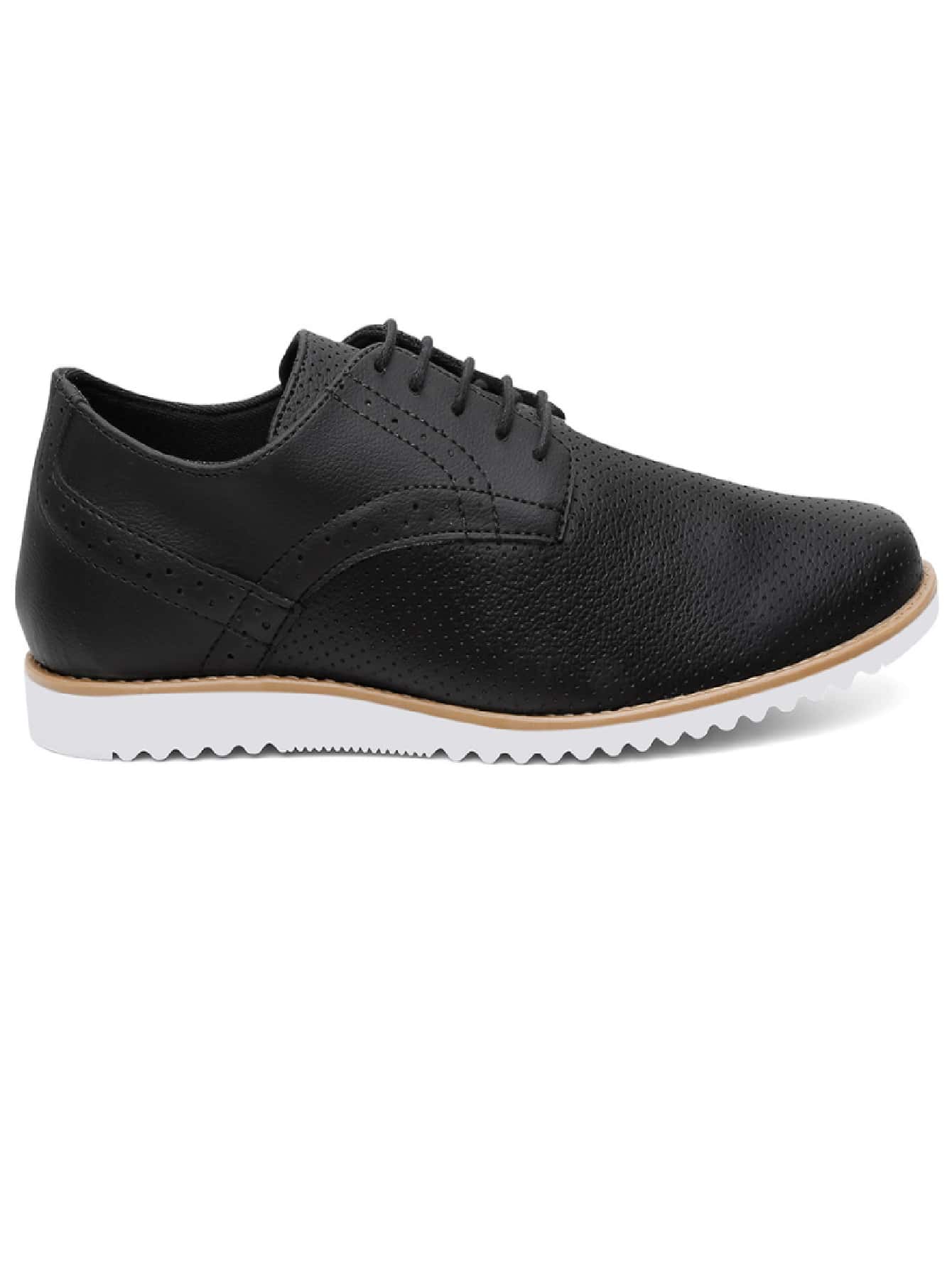 Sapato Social Masculino Estilo Clássico Brilhoso Moderno Confortável Sola Caramelo e Branca