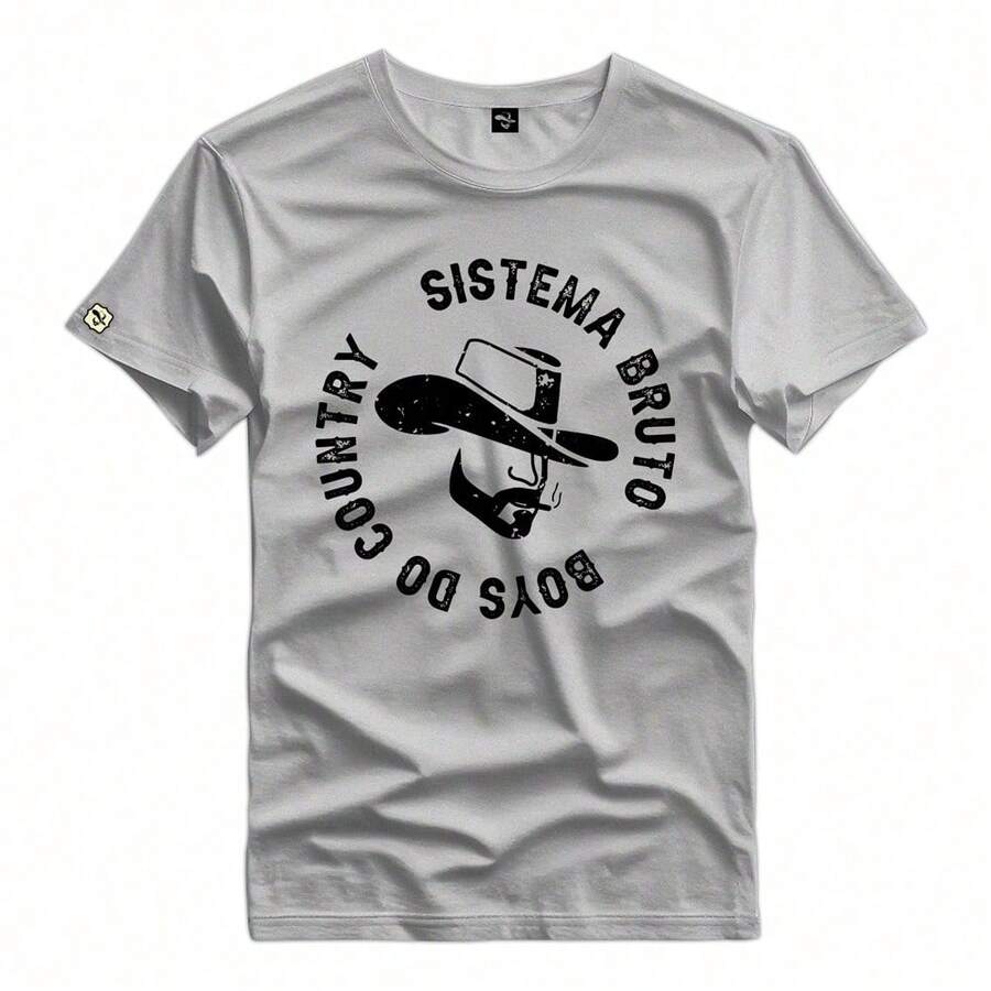 Camiseta Personalizada Estampada 100% Algodão T-Shirt Country - 146