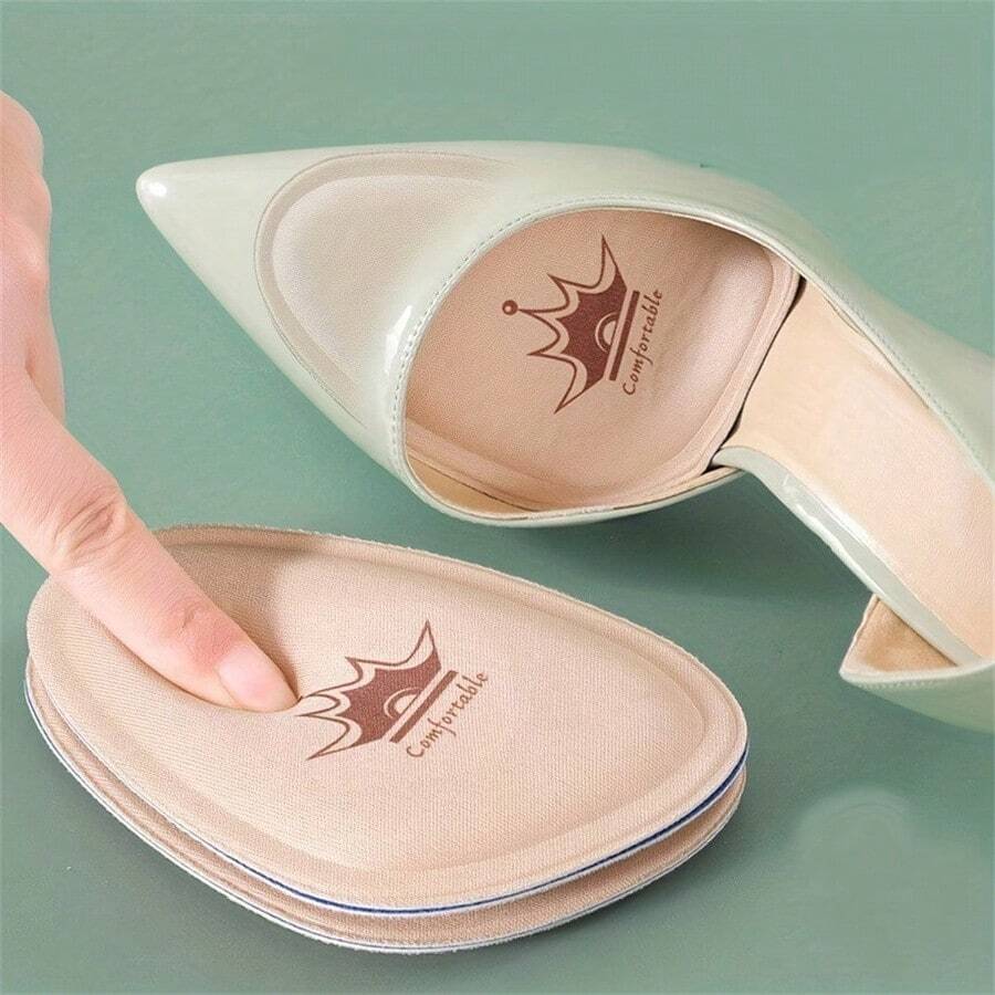 2pcs/4pcs Women's Forefoot Cushions For High Heels, Non-Slip Ball-Of-Foot Pads For Pain Relief And Foot Care
