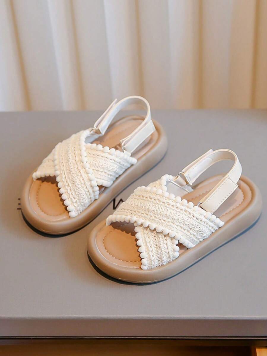 1pair Baby Casual Mesh Sandals, Non-Slip & Suitable For Summer