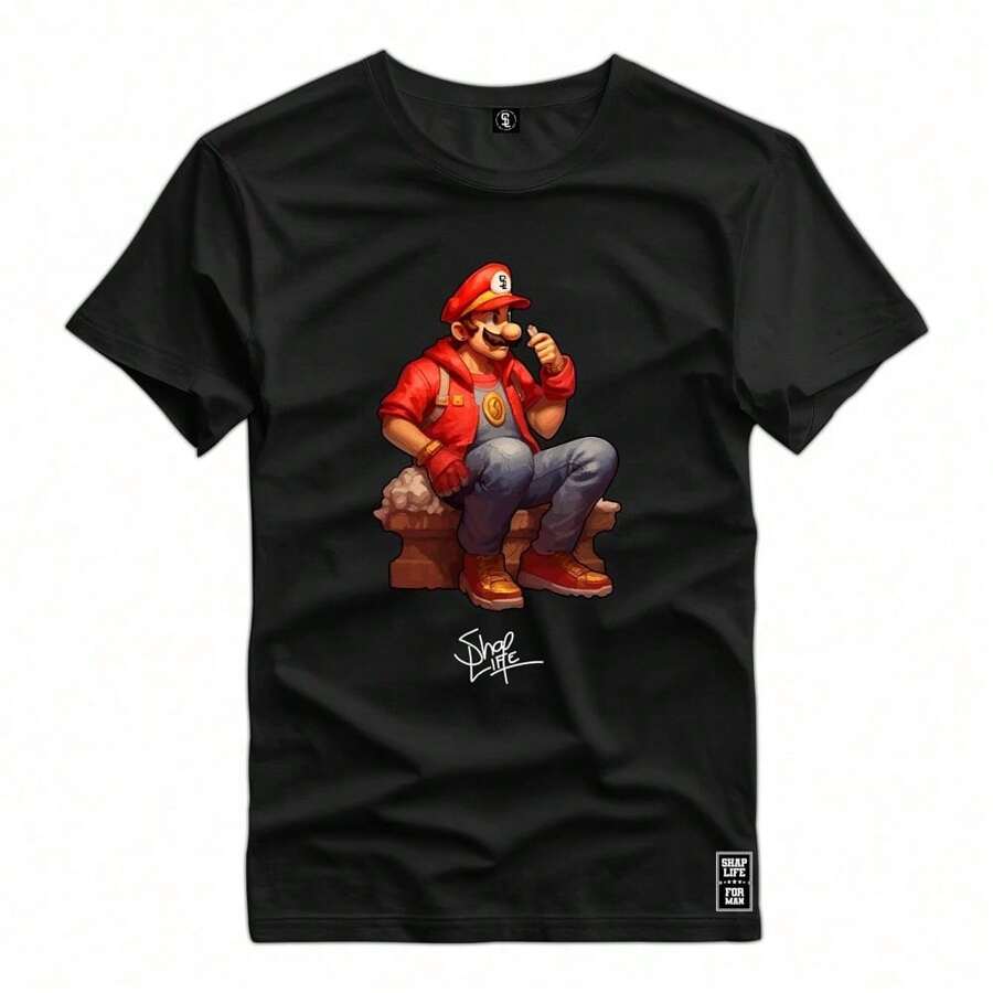 Camiseta Estampada 100% Algodão Streetwear - 2779