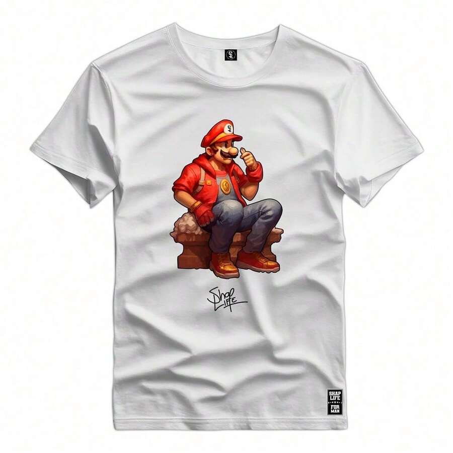 Camiseta Estampada 100% Algodão Streetwear - 2779