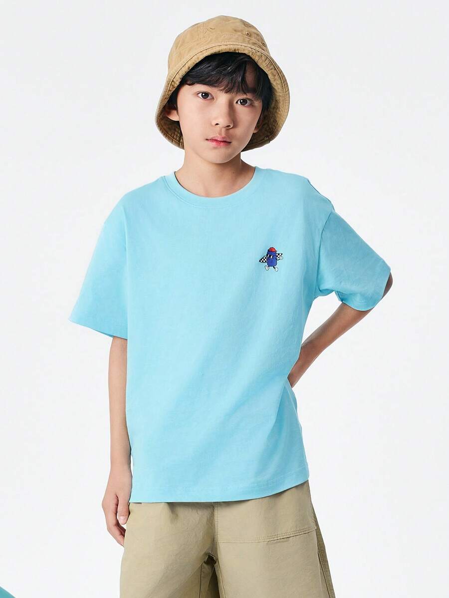 Balabala Camiseta para niños, camiseta de algodón de manga corta para niños, nueva colección, ropa de verano para niñas y niños, niños medianos a grandes