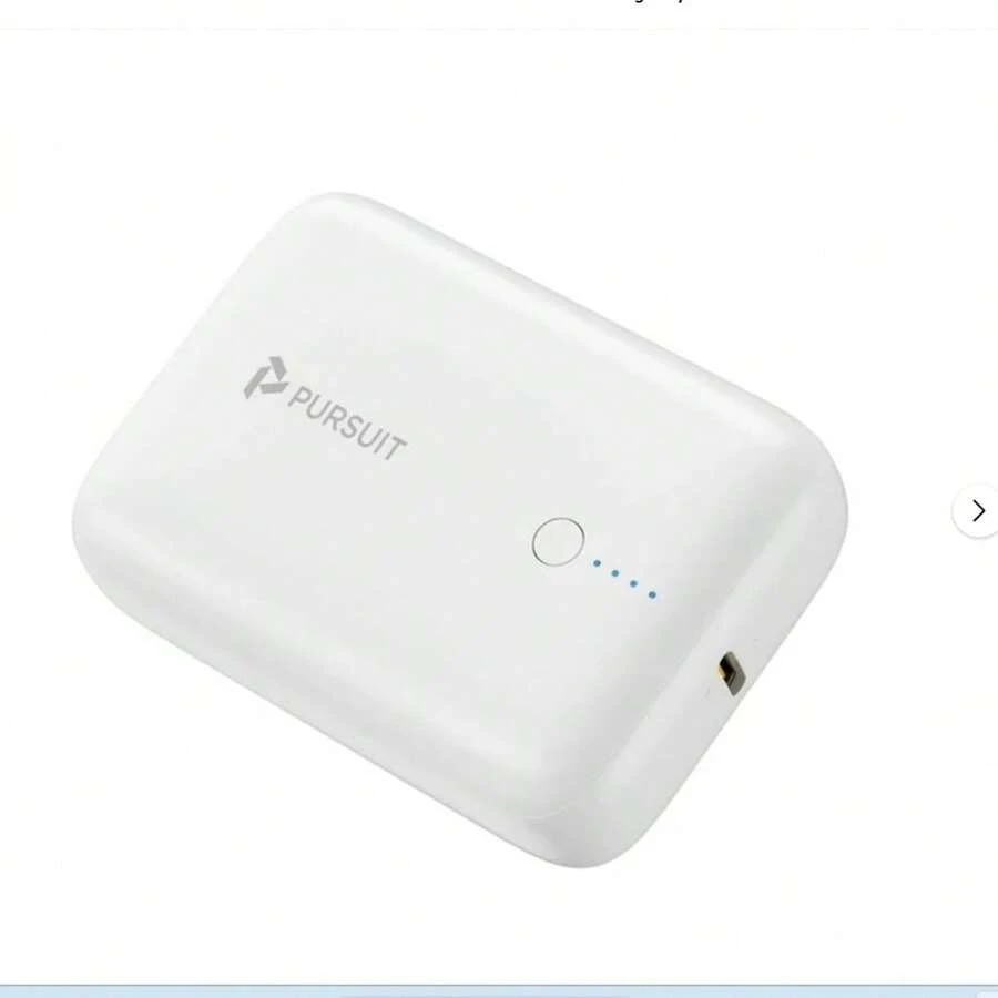 PURSUIT 10,000mAh Ultra-Compact Power Bank With Recycle Plastic Housing And Plastic-Free Packaging