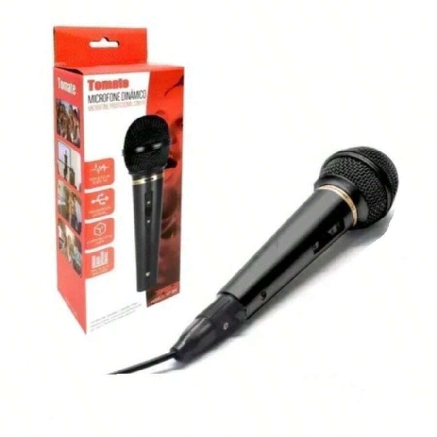 Microfone Profissional De Mão Dinâmico Karaokê Mt-1018