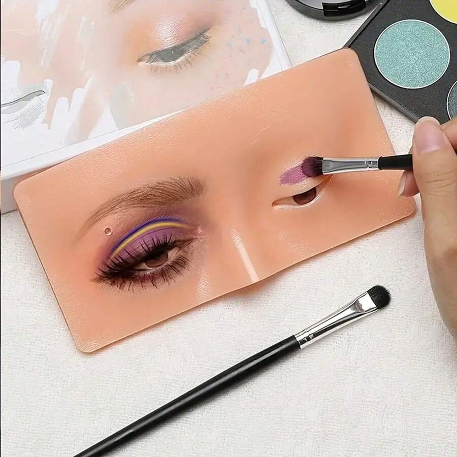 Cabeza de práctica de maquillaje de silicona - sensación realista y fácil de limpiar - ideal para artistas y principiantes - herramienta perfecta para dominar habilidades de maquillaje
