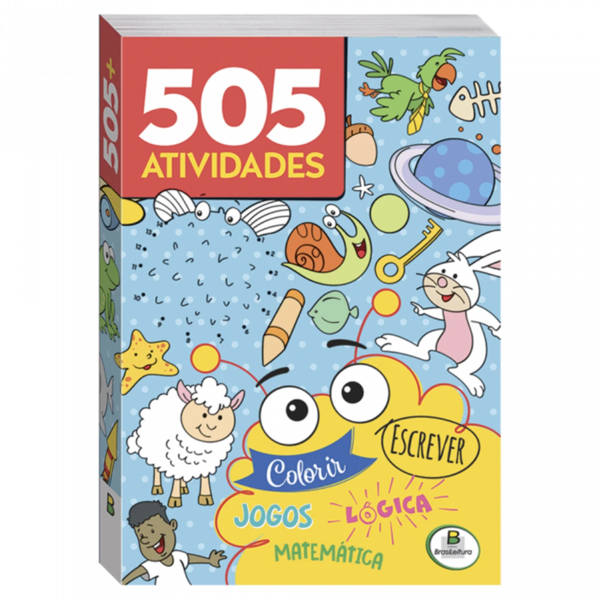 Livro 505 Atividades e Desenhos Infantis | Jogos Divertidos e Educacionais