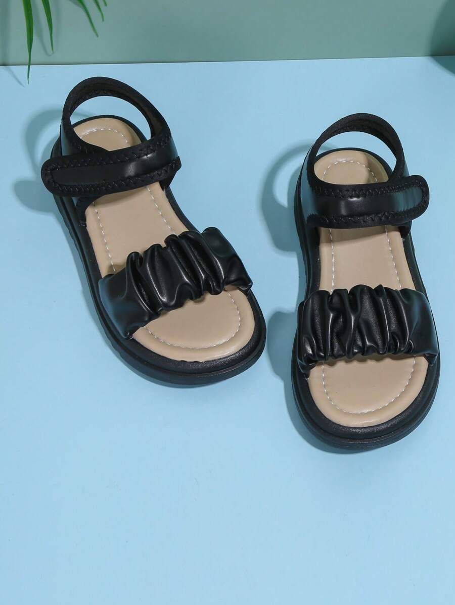 Sandalias de verano para niños/niñas, de suela blanda, antideslizantes, de moda, aptas para niños de 5 a 12 años, para interior y exterior