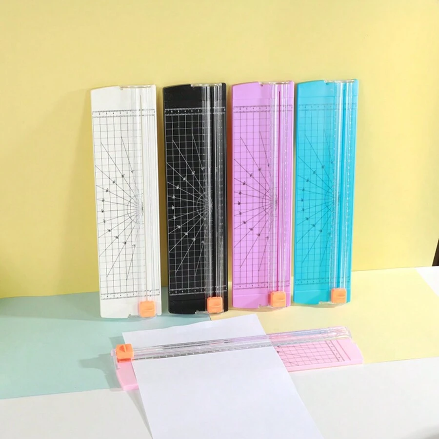 1pc Bidirectional A4 Paper Cutter For Student DIY Scrapbooking, Manual Mini Paper Cutting Machine