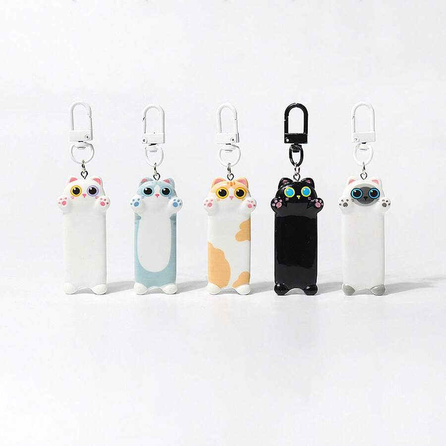 1pc cartoon schattige "knuffel me" kat sleutelhanger, student rugzak hanger, klein cadeau voor vrienden