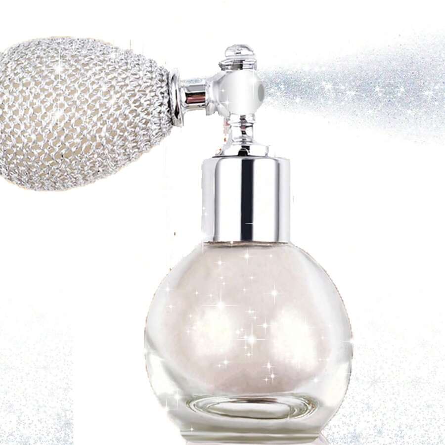 Body Glitter Spray, Shimmering Spray Powder Sparkle Powder, Cosmetic Shimmer Makeup Glitter For Hair And Body Face Clothes ,Festival Accessories