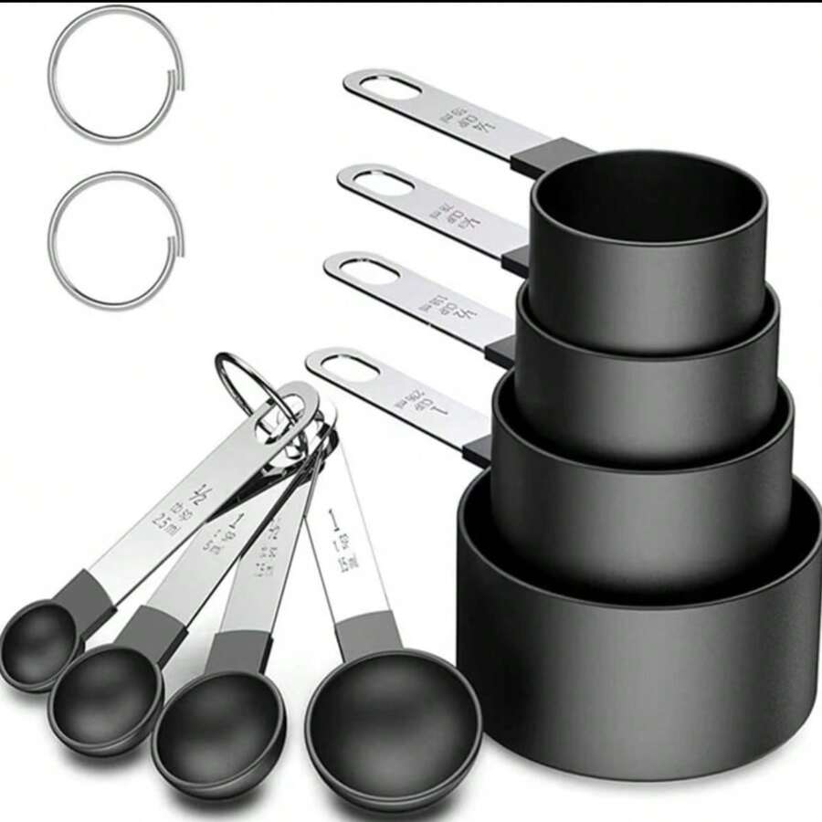 8 Pieces Kitchen Measuring Cup And Measuring Spoon