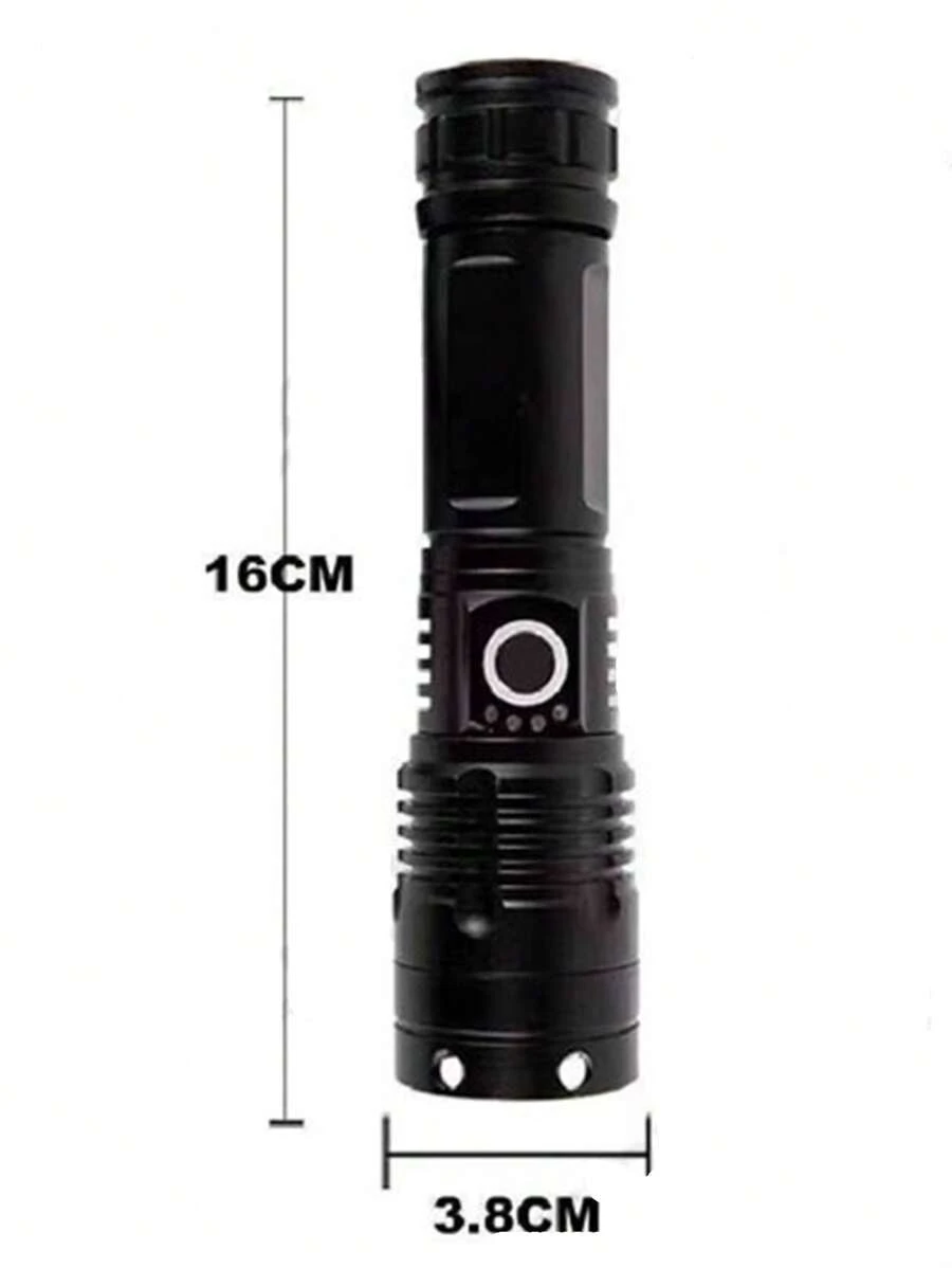 Linterna Lampara Táctica LED de largo alcance TOHIL con cono VOG-AL102 Recargable Portatil Resistente