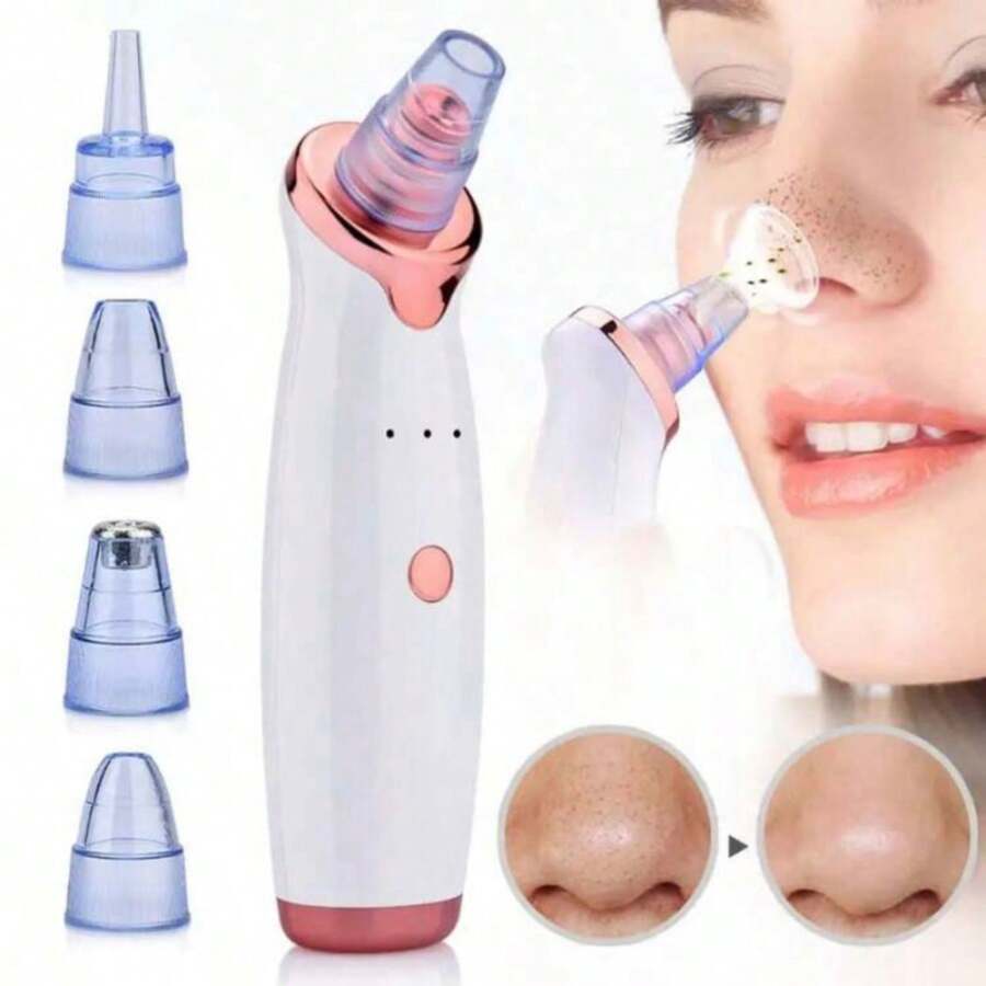 1 Pieza Removedor De Espinillas Eléctrico Recargable De 150 Mah, Extractor De Granos, Limpiador De Poros Faciales Con Dispositivo De Belleza De Microcristalina Para Uso En El Hogar