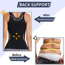 1pc Women Sports Waist Trainer Belt And Body Shaper, High-Effective Exercise Fitness Waistband With Sweat Wicking And Detachable Shoulder Strap Corset