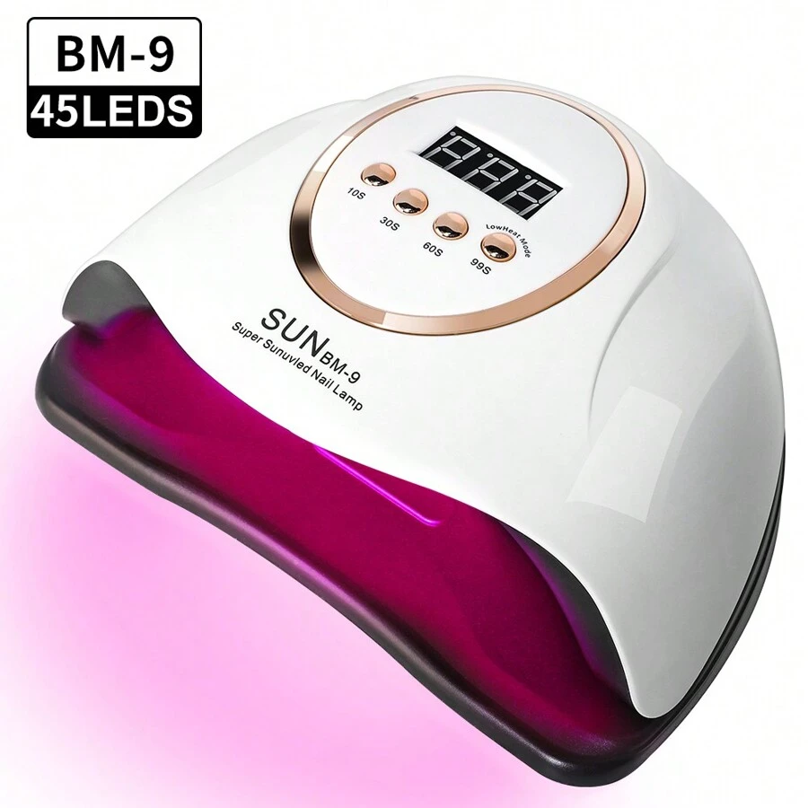LIMEGIRL Max UV LED Lamp For Nail Dryer Manicure Nail Drying Lamp 45LEDS UV Gel Varnish With LCD Display UV Lamp For Manicure Salon