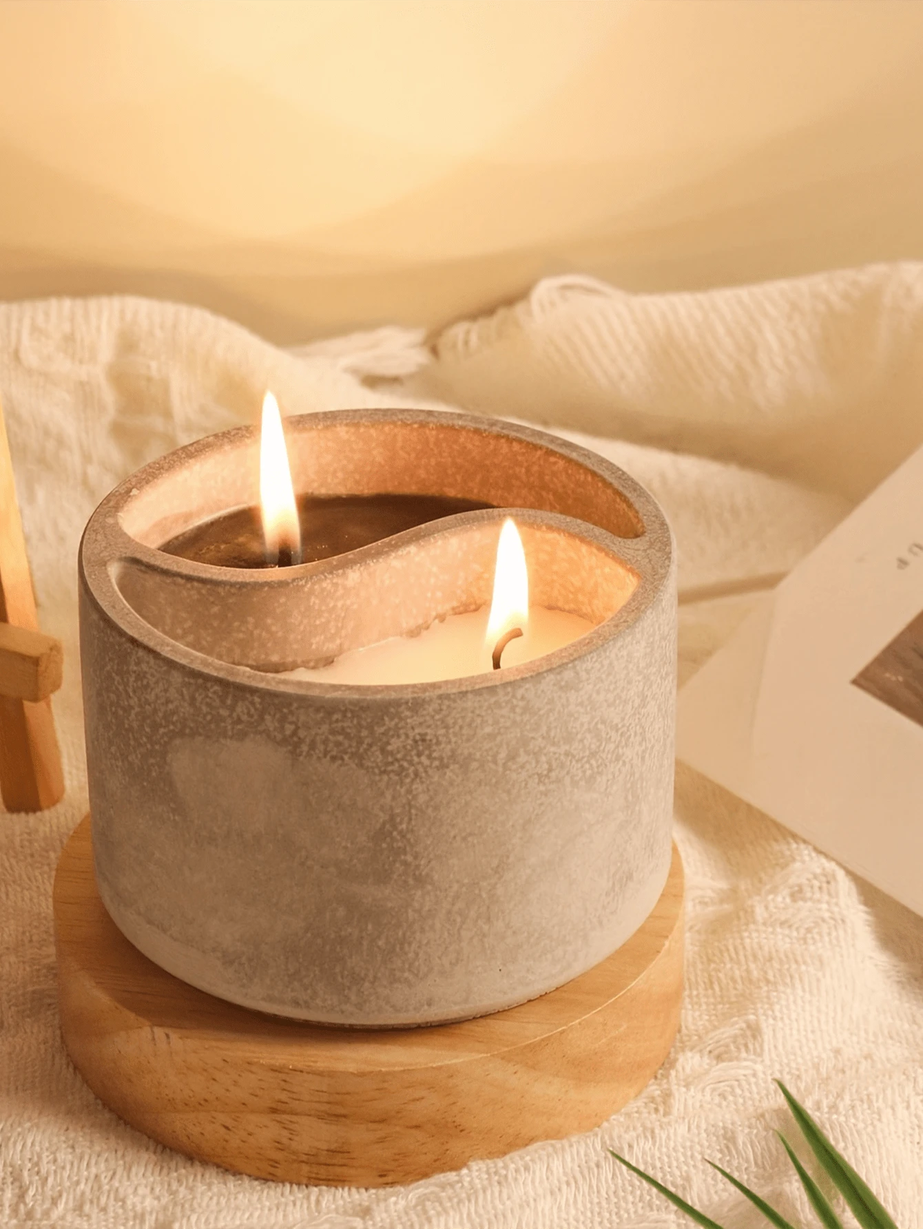 1 pieza Molde de vela Yin Yang, Molde de jabón Taijitu de aromaterapia, Molde de resina epoxi, Moldes de silicona decorativos para manualidades de fundición de resina DIY para fiestas