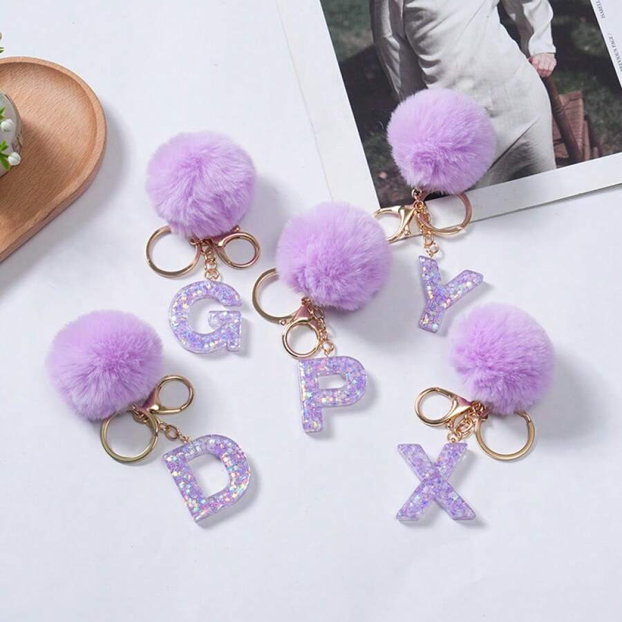 Breloc de machiaj pentru femei cu alfabet cu decor fluture Accesorii pentru geantă decorată în formă de litere Breloc de modă Breloc de modă Pandantiv Poșetă Portofel Accesorii pentru geanta pentru petreceri Nunți și dansuri Cadou fete pentru cocktail Cel mai bun cadou pentru femei 1buc A-Z Breloc cu pom pom cu literă inițială cu alfabet Paiete drăguț Breloc din rășină Rucsac Charm pandantiv pentru agățat mașină Femei Cadou de utilizare zilnică A-Z Breloc cu litere roz pentru femei Pandantiv cu pompon drăguț Breloc inițial Poșetă Suspensie Genți agățate Pompon de pluș
