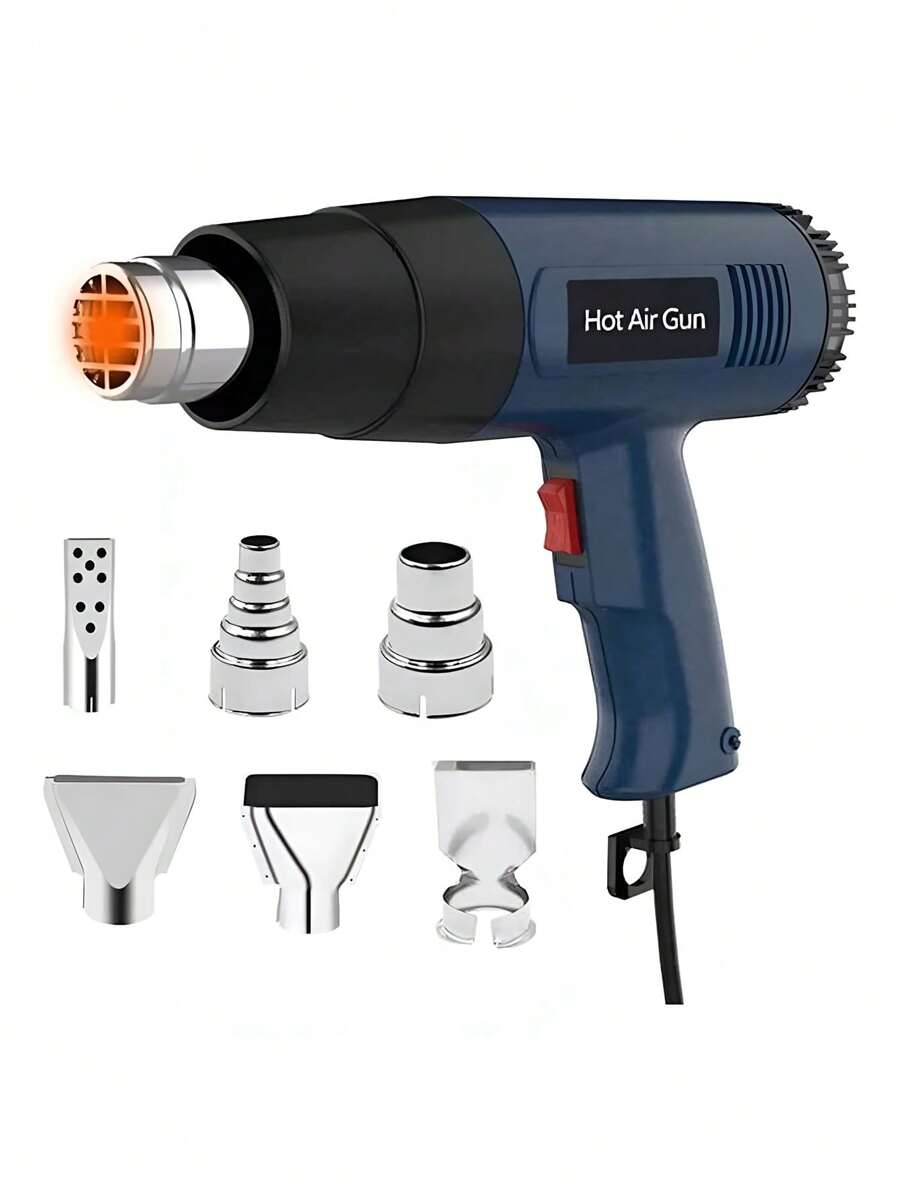 Heat Gun Hot Air Gun 2000W Hot Air Gun Kit 50 600 With 2 Adjustable Temperature Modes And 4