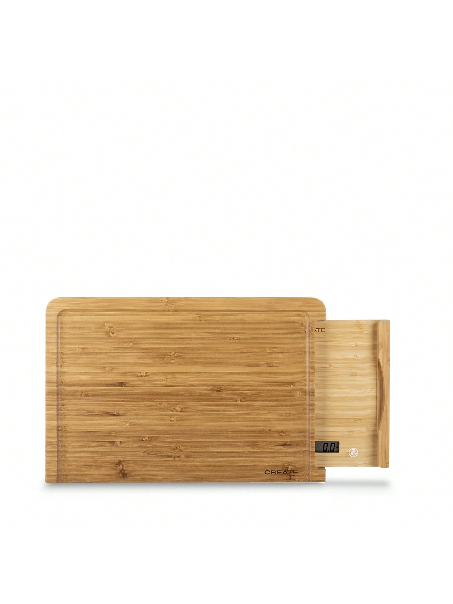 Create Tabla de cortar de bambú con balanza integrada - BALANZA DE TABLA DE BAMBÚ, oferta del