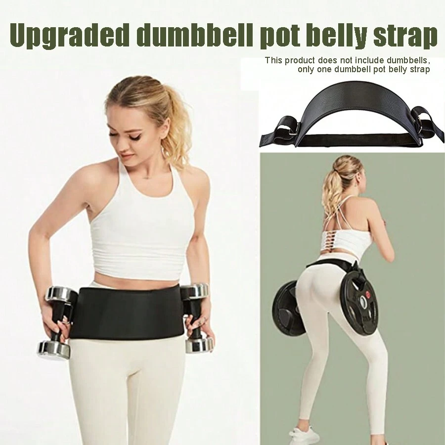 1 Accesorio de gimnasio negro que incluye mancuerna, pesa rusa, barra y cinturón para entrenamiento de cadera y cintura, para el deporte, gimnasio, ejercicio en casa, accesorios deportivos, accesorios de gimnasio, accesorios de CrossFit