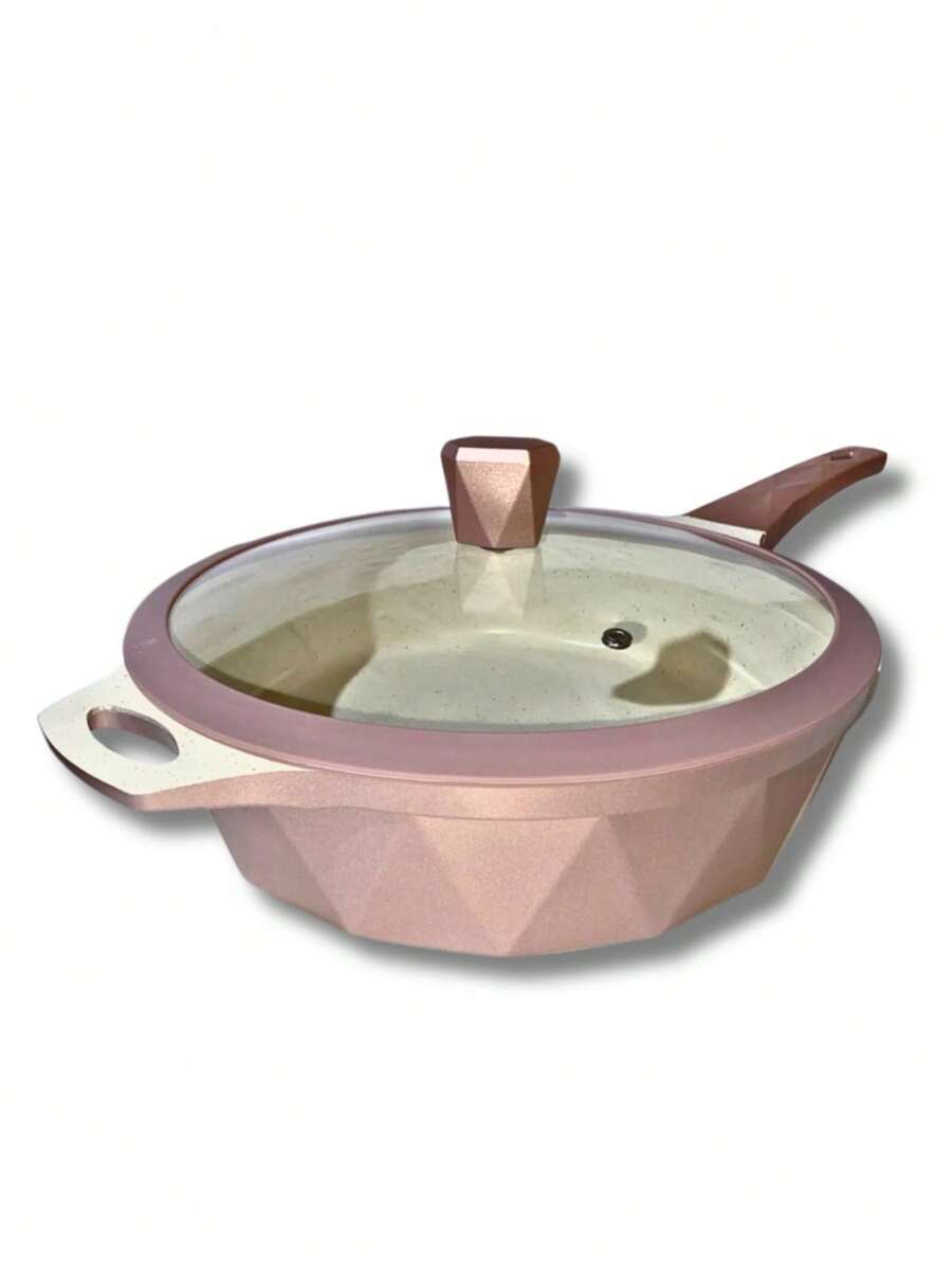 Frigideira 28 Cm Antiaderente Cerâmico Fundo Triplo Indução