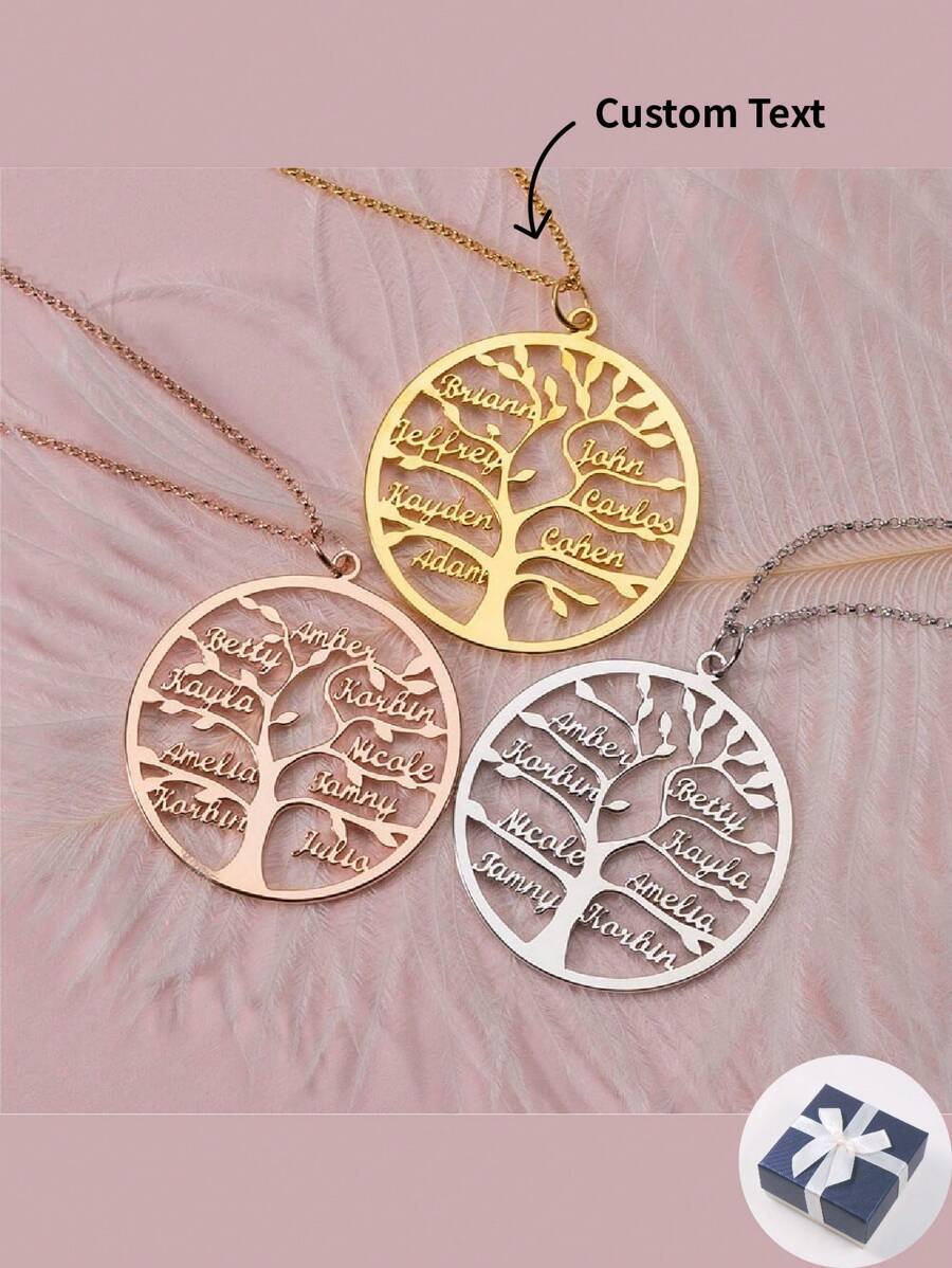 Collar con nombre personalizado, regalo perfecto para parejas, Día de la Madre, Día del Padre, familia, amigos, cumpleaños, hazlo tú mismo