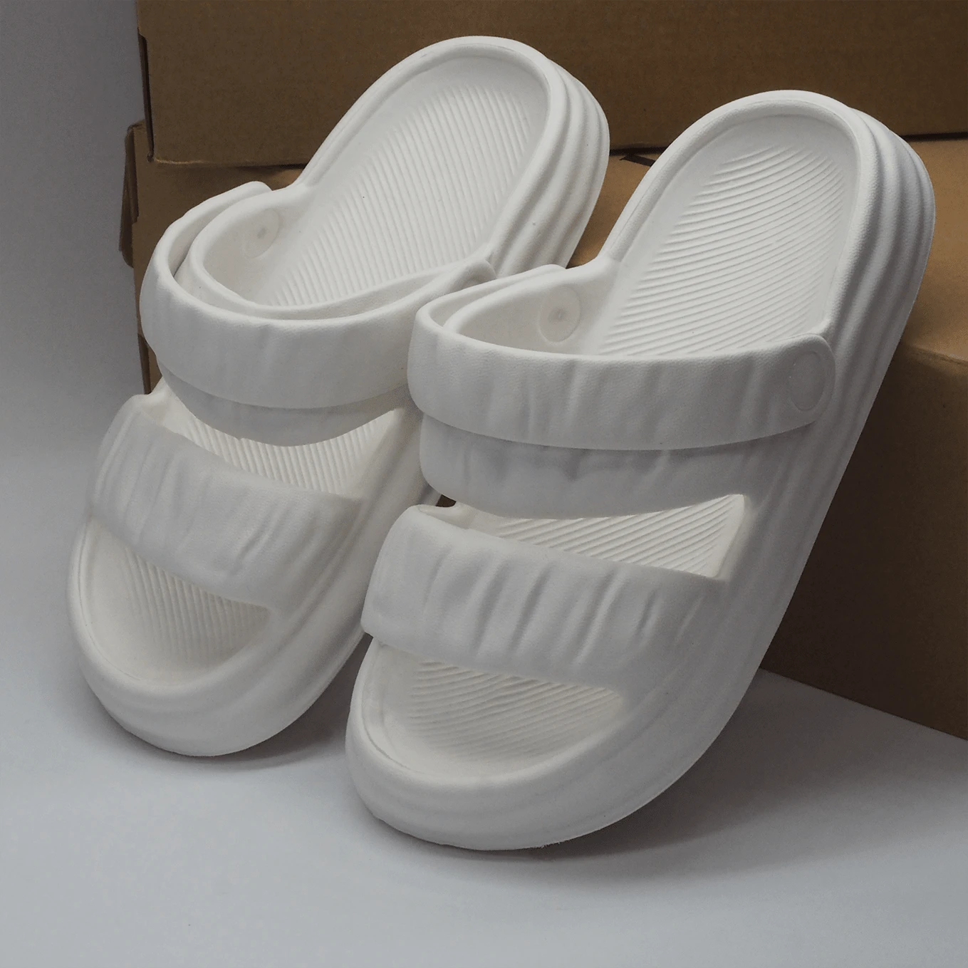 Summer New Style Thick-Sole Slip-Resistant Indoor/Outdoor Slippers With Anti-Slip Sole Beach Flat Platform Fashion Sandals For Women