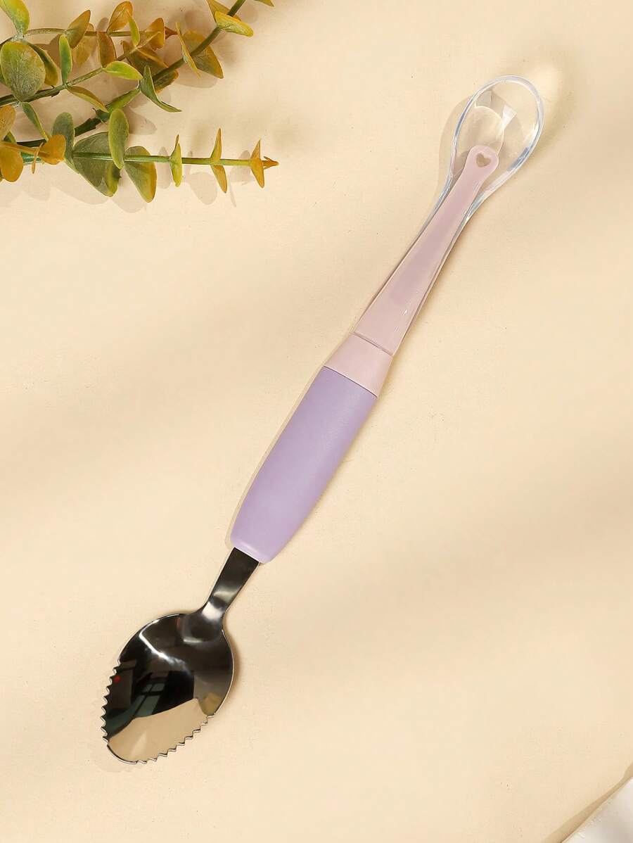 Children Soft Silicone Spoon For Feeding & Weaning, Portable & Hygienic With Storage Box, Infant & Baby Feeding Spoon With Soft Tips, Training Spoon For Toddler Kids