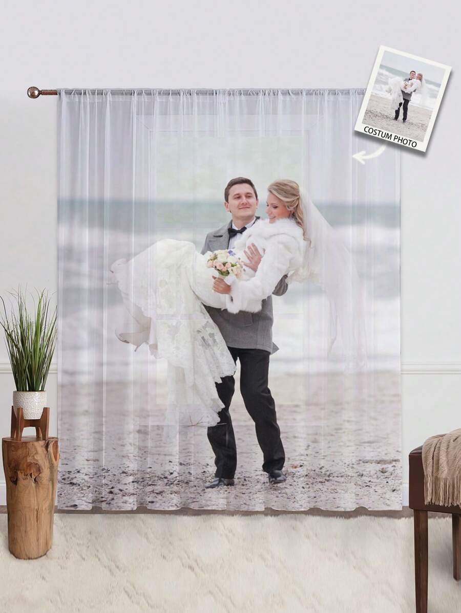 1pc Custom Photo Curtains, Personalized Curtains With Photo And Text, Curtains Photo Collage, Custom Dog Curtains, Personalized Dog Curtainss, Personalized Throws Curtains, Dog Picture Curtains, Collage Curtains, Best Friend Photo Curtains, Cozy Curtains, Family Photo Gift, Wedding Gift, Birthday Gifts, Mother's Day Gift, Father's Day Gift, Gift For Mom/Dad, Gift For Friend, Gift For Her