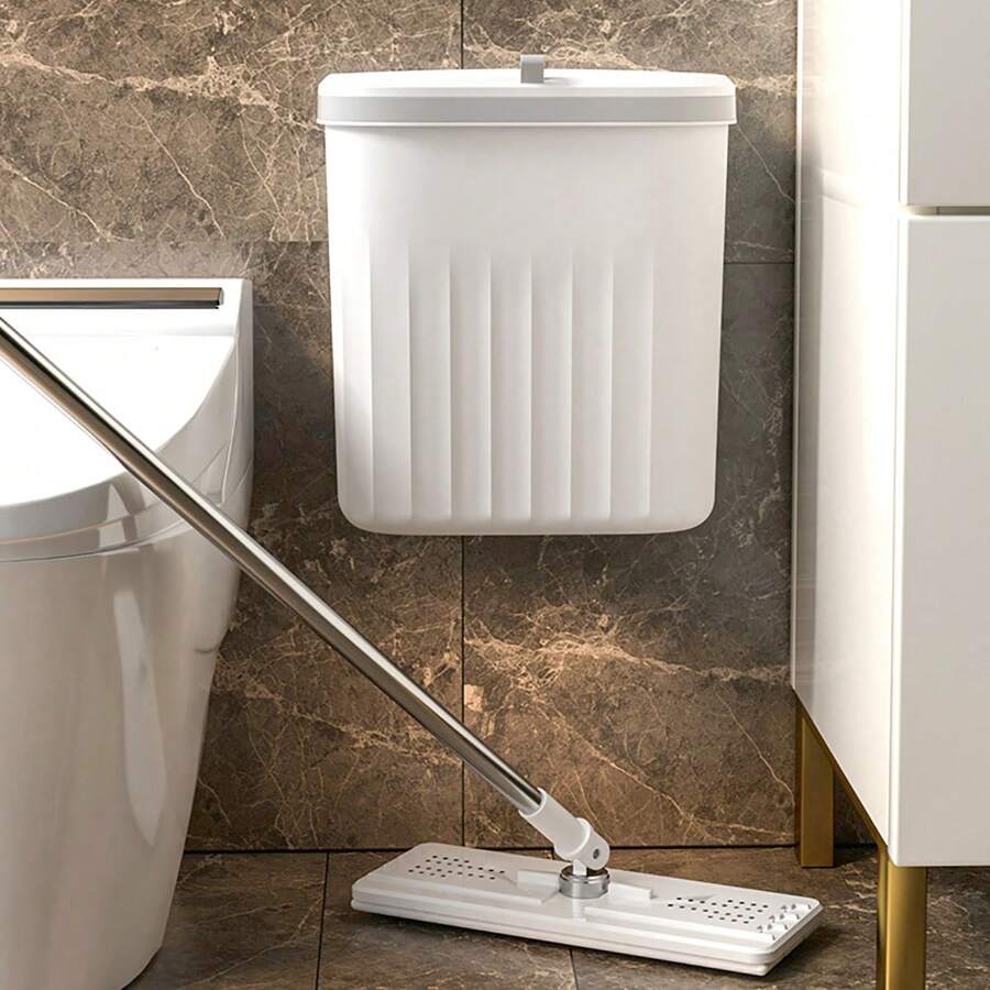 Simple Bathroom Trash Can, Wall-Mounted Large Capacity Garbage Bin With Waterproof And Bearing Features For Home And Toilet Home Bathroom Decor Bathroom Organizer Fall Decor Back To School