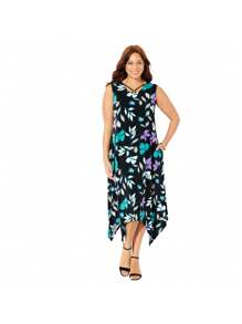 BLACK LEAF FLORAL