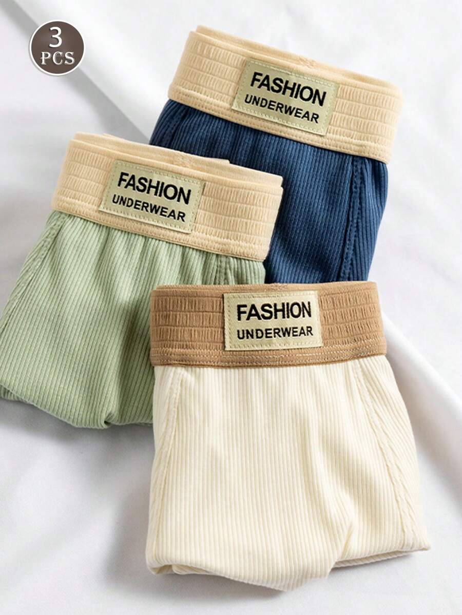 Ensemble de 3 caleçons de sport pour hommes en modal respirant antibactérien