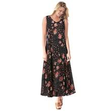 BLACK PATCH FLORAL