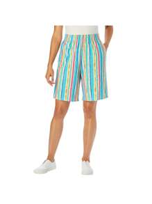 WHITE MULTI WATERCOLOR STRIPE