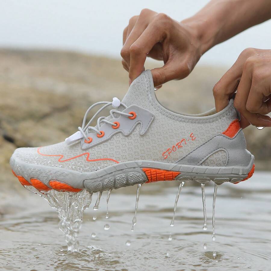 Barefoot Shoes, Quick-Drying Water Shoes, Slip-On Soft Beach Shoes, Quick-Drying Lightweight Breathable Aqua Shoes, Water Sport Outdoor Shoes, Suitable For Swimming, Beach, Rowing, Fishing, Diving, Surfing, Hiking, Running In Parks, Yoga, Fitness, Men's Creek Shoes, Trekking Shoes, Biking Shoes, Water Shoes
