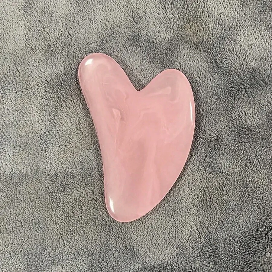1 pezzo Gua Sha Board, raschietto Gua Sha in resina naturale per massaggi viso, collo, schiena e corpo, massaggiatore per il corpo in resina per la cura della pelle