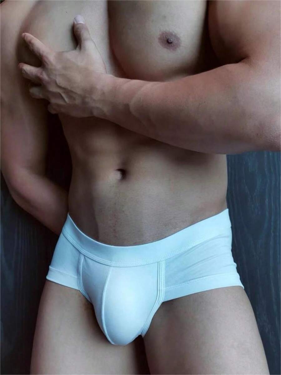 Men's Modal Triangle Underwear, Sexy, Comfortable, Breathable, U-Pouch, Sporty, Hip-Lifting, Mid-Waist, Innerwear