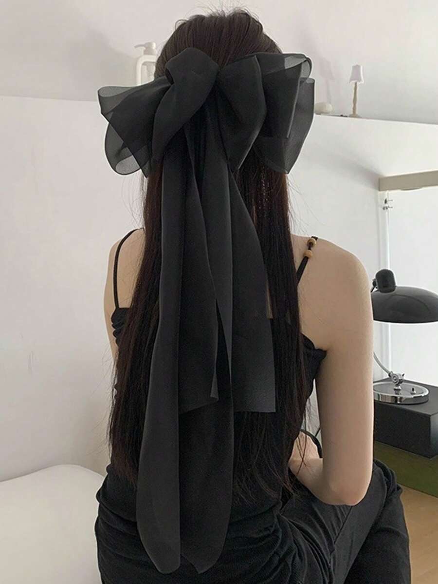 topshiny Nuevo accesorio para el cabello estilo europeo con lazo de gasa, elegante y de moda con red, liviano y de alta calidad, para mujeres, para el Día de los Enamorados, accesorios para el cabello, pasadores, pinzas para el cabello