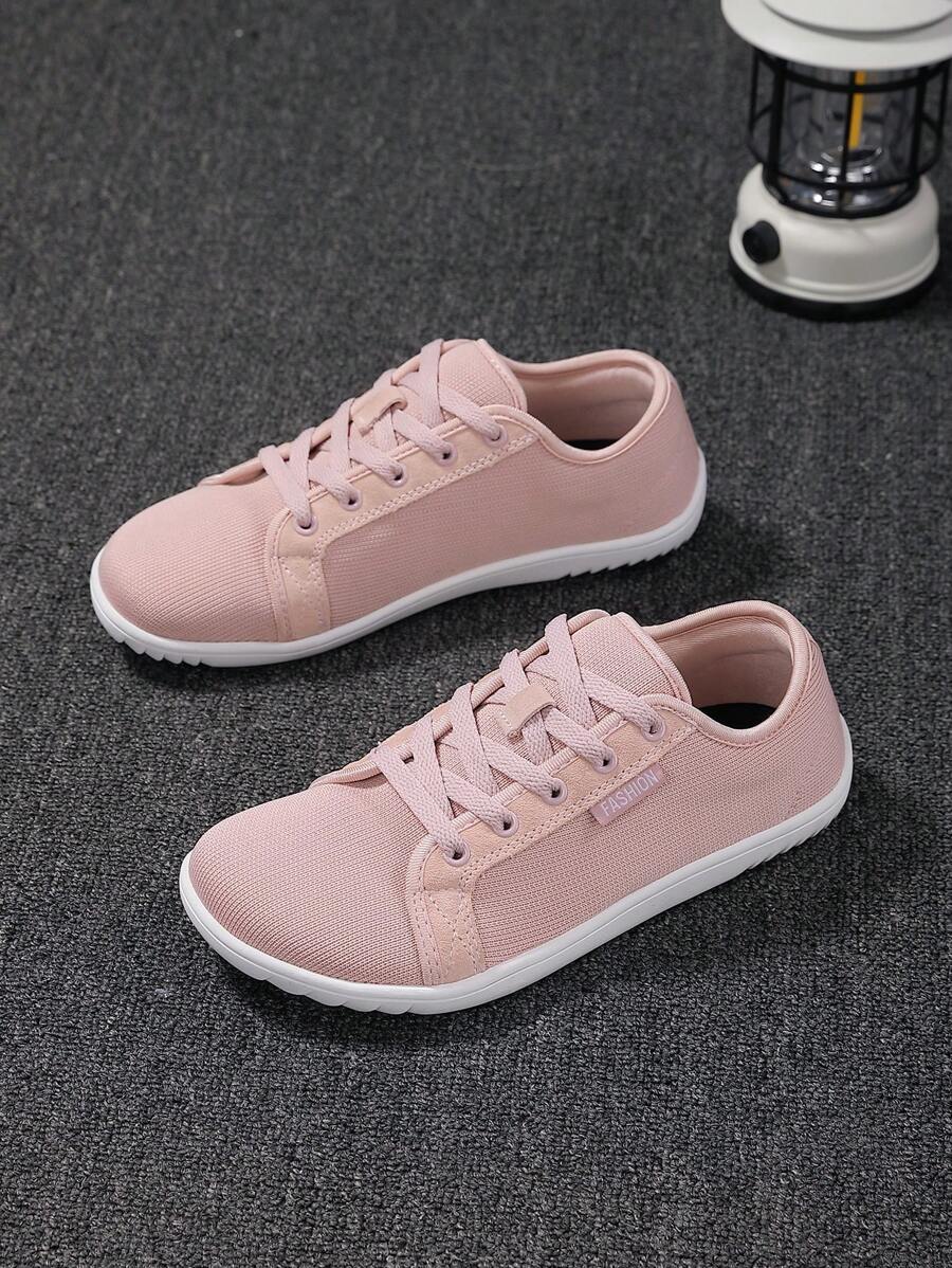 New Women Flat Soft Sole Walking Shoes, Ladies Wide Toe Barefoot Casual Shoes For Walking, Indoor Fitness, Outdoor Running, Simple Fashion Sneakers For Women